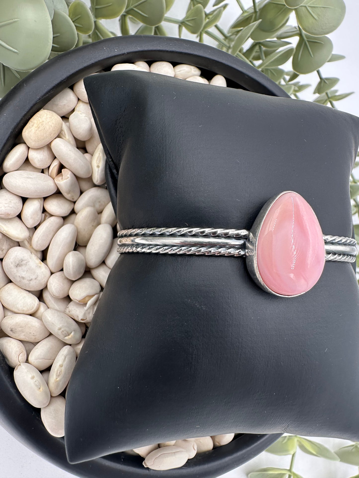 Pink Guitar Cuff Bracelet