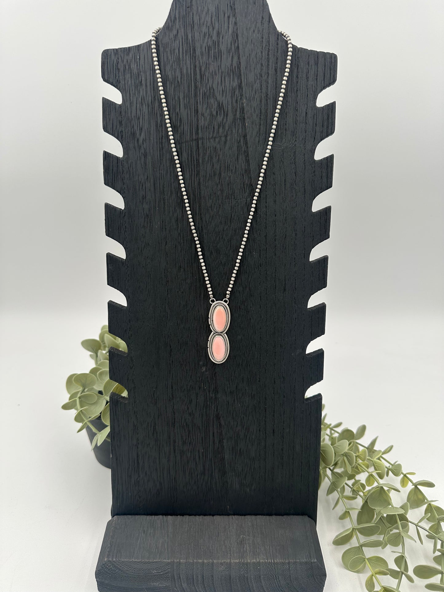 Pretty Pink Ribbon Necklace