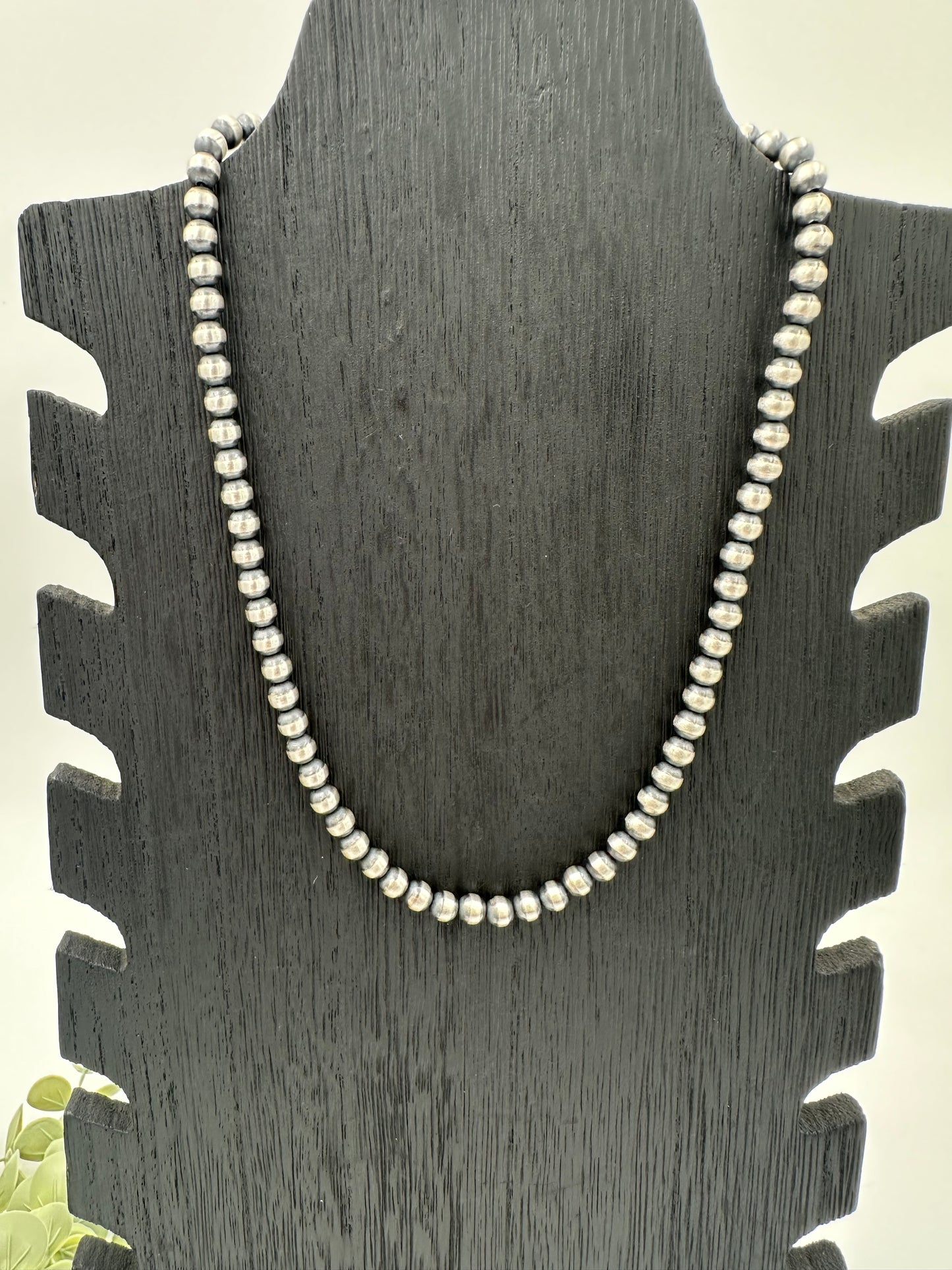6mm Sterling Pearls 18"