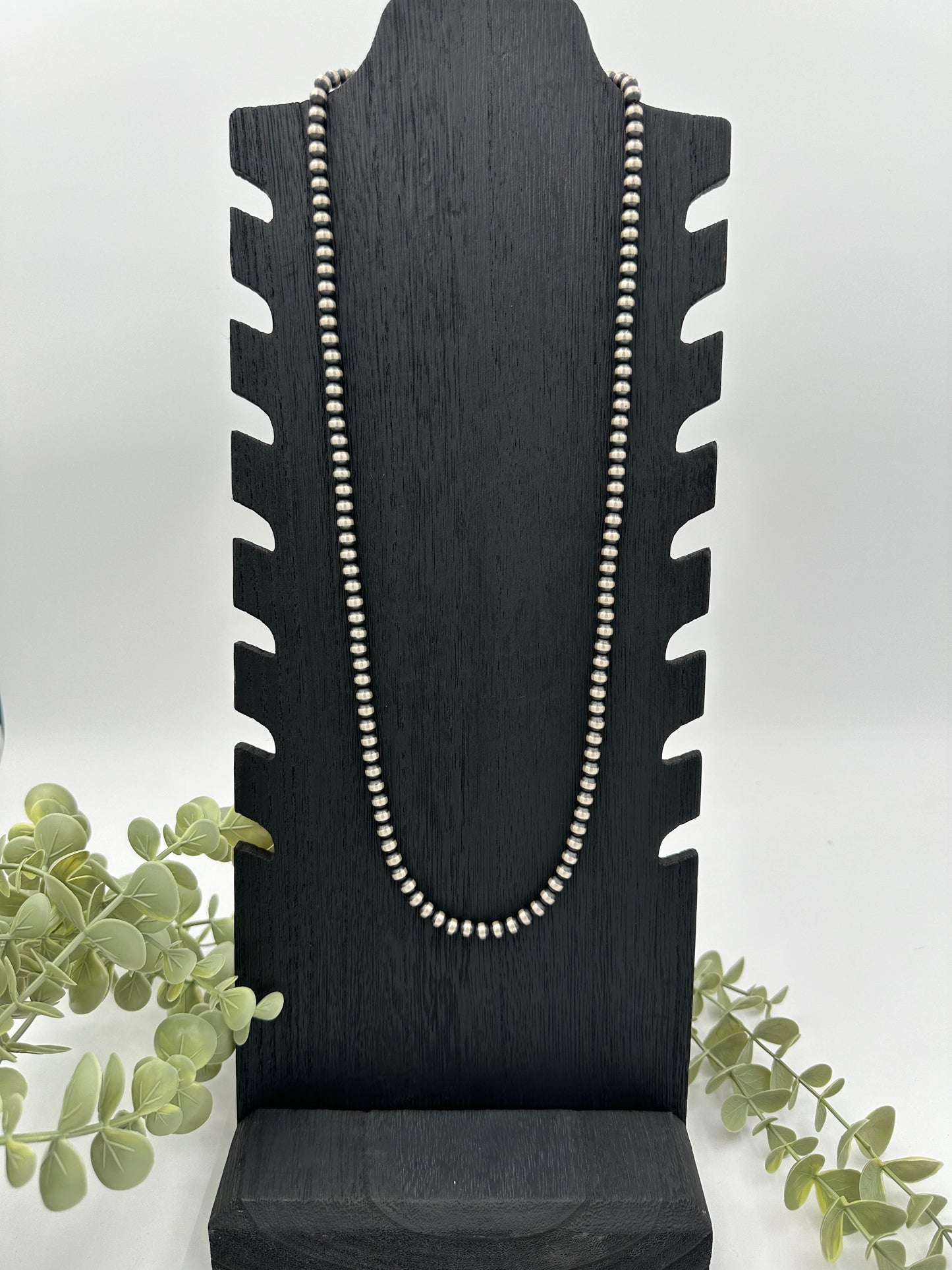 6mm Sterling Pearls 30"