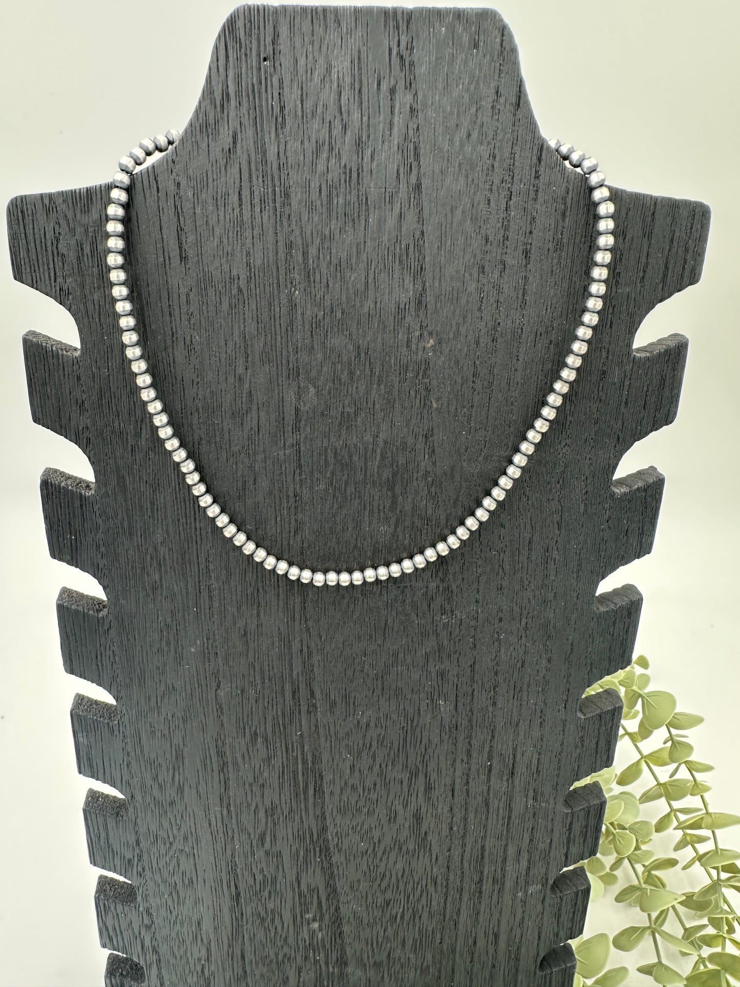 4mm Sterling Pearls 16”