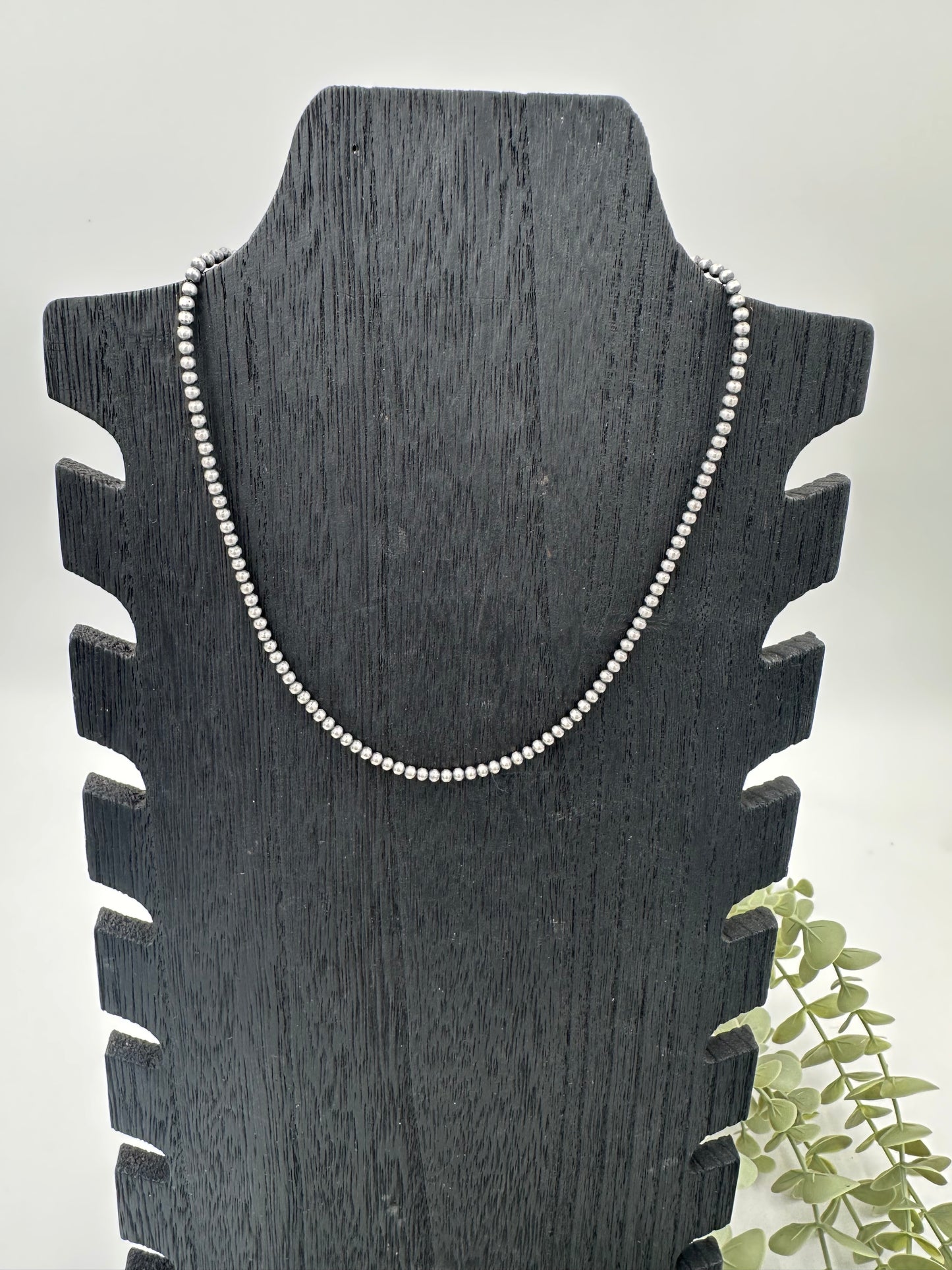 3mm Sterling Pearls 16”