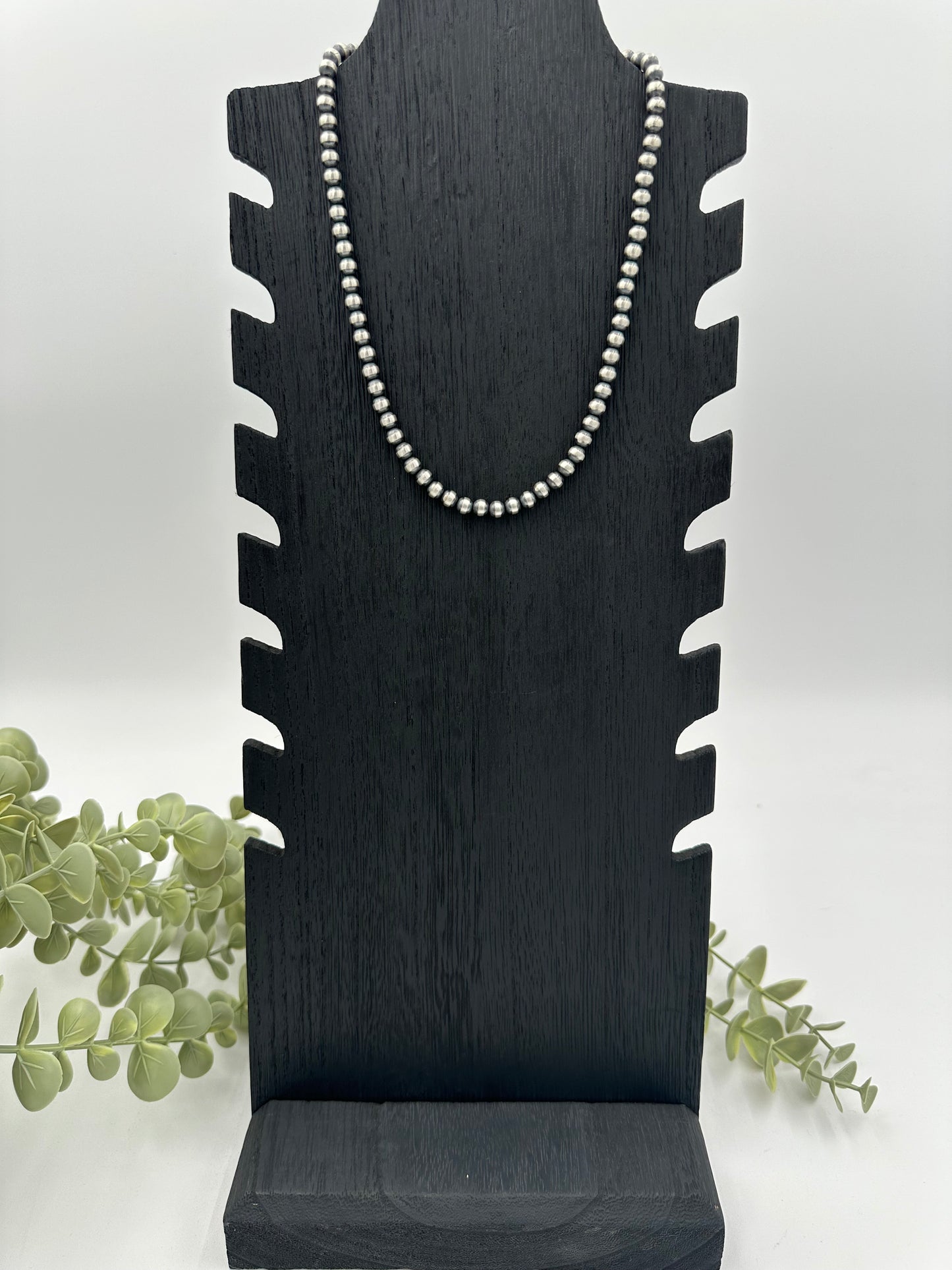 6mm Sterling Pearls 18"