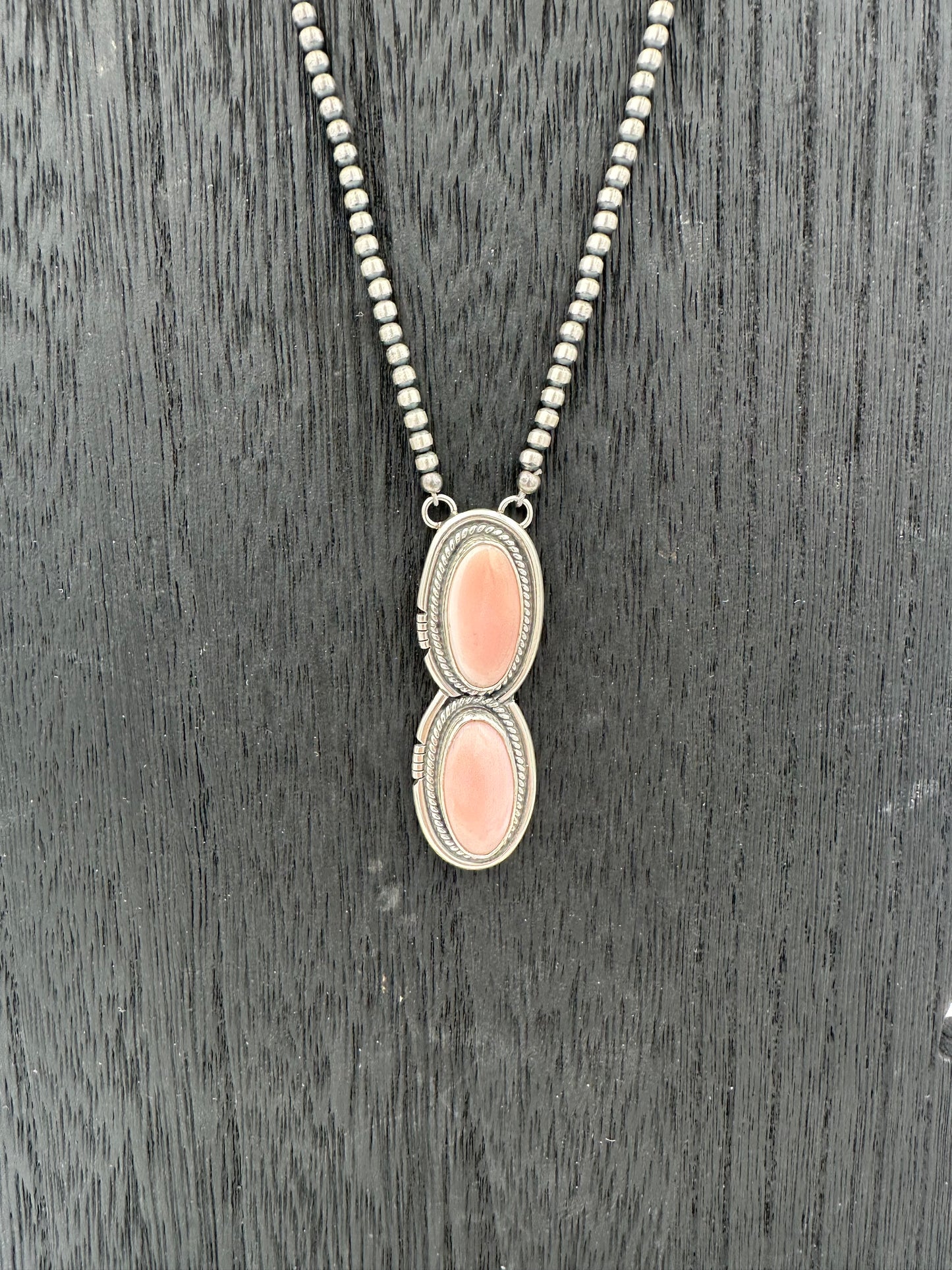 Pretty Pink Ribbon Necklace