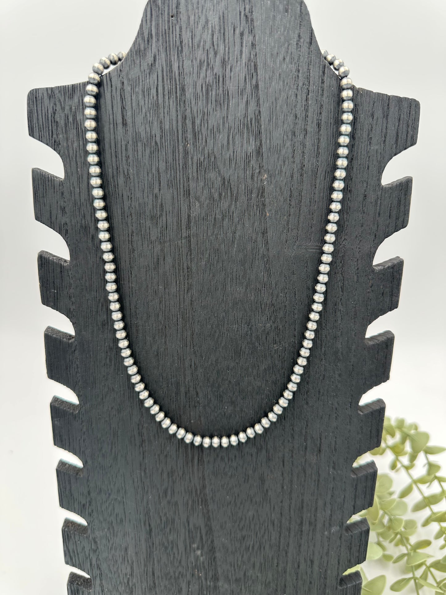 5mm Sterling Pearls 20”