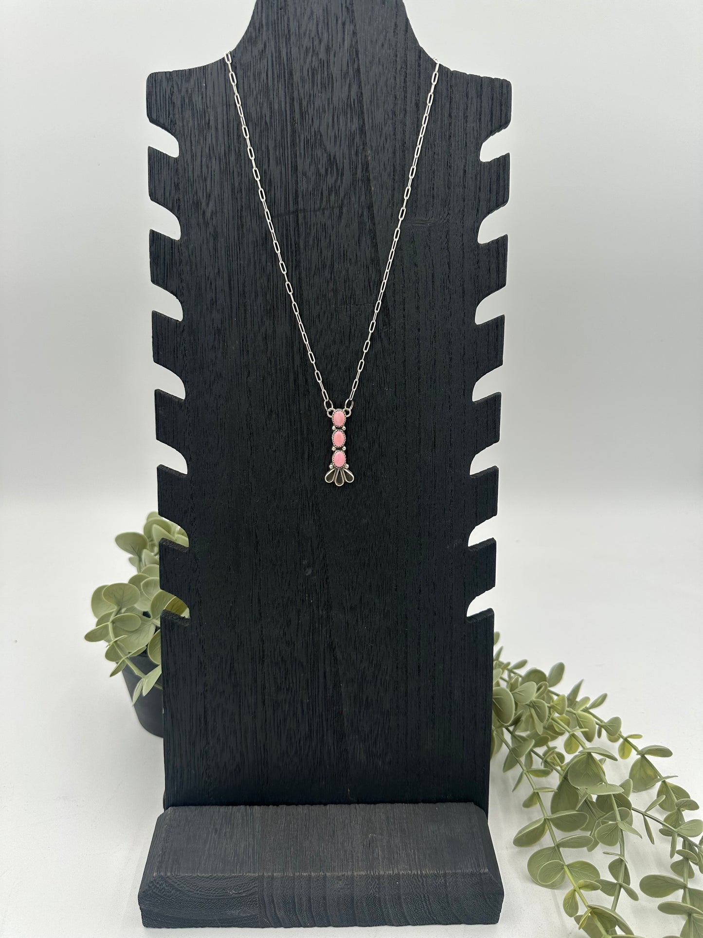Pink Flowers Necklace