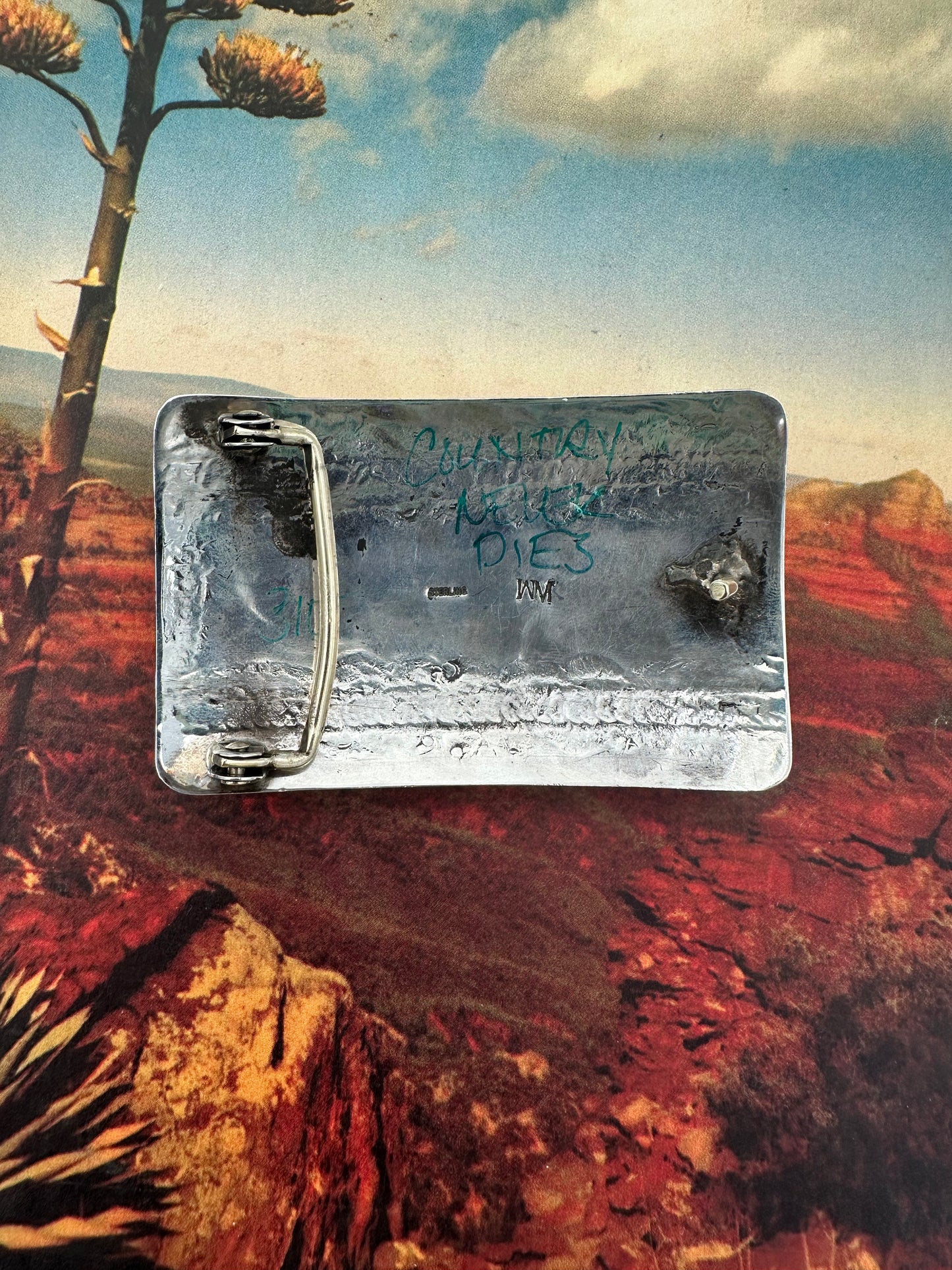 Country Never Dies Buckle