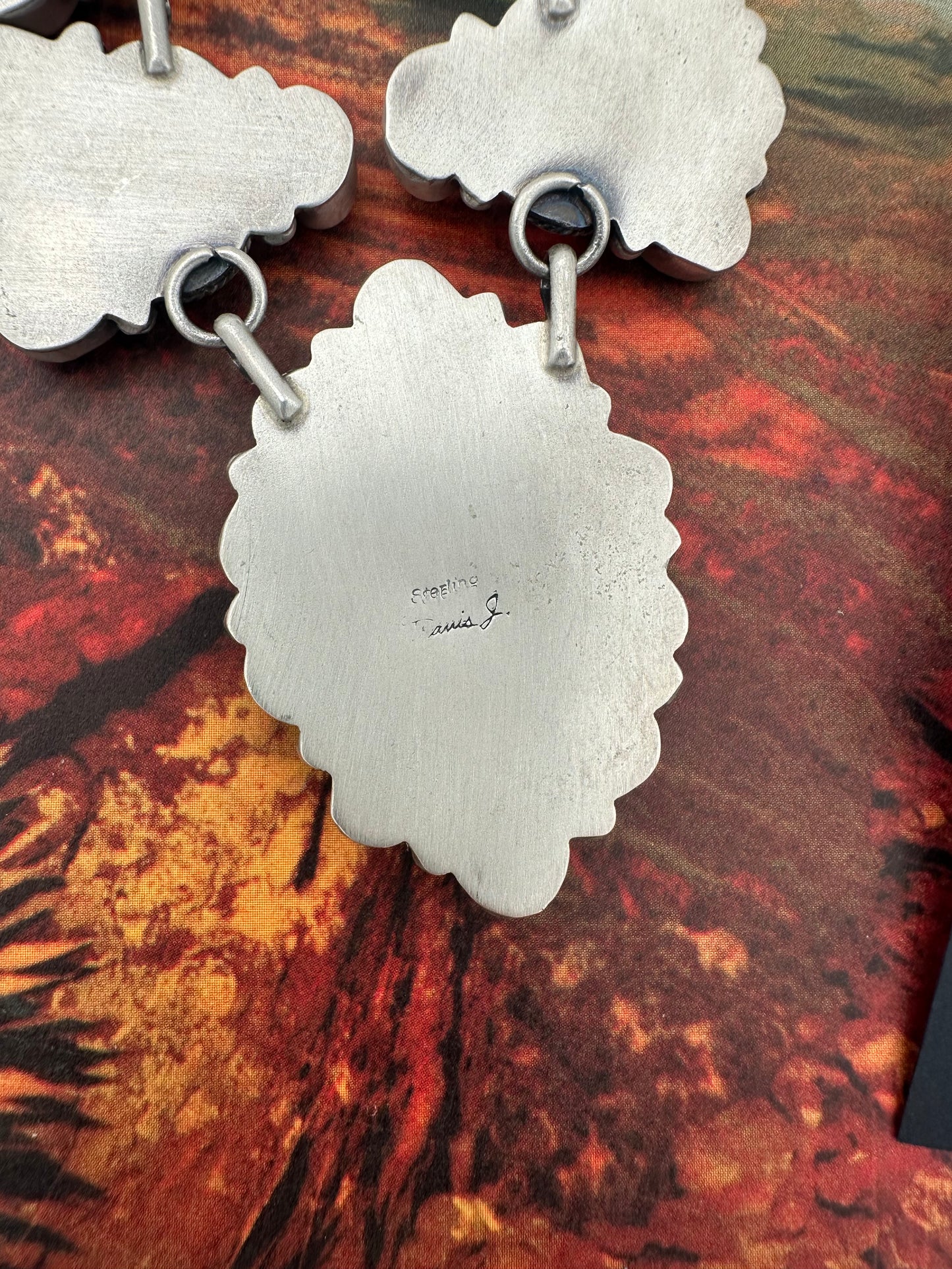 Smoke & Embers Necklace & Earring Set