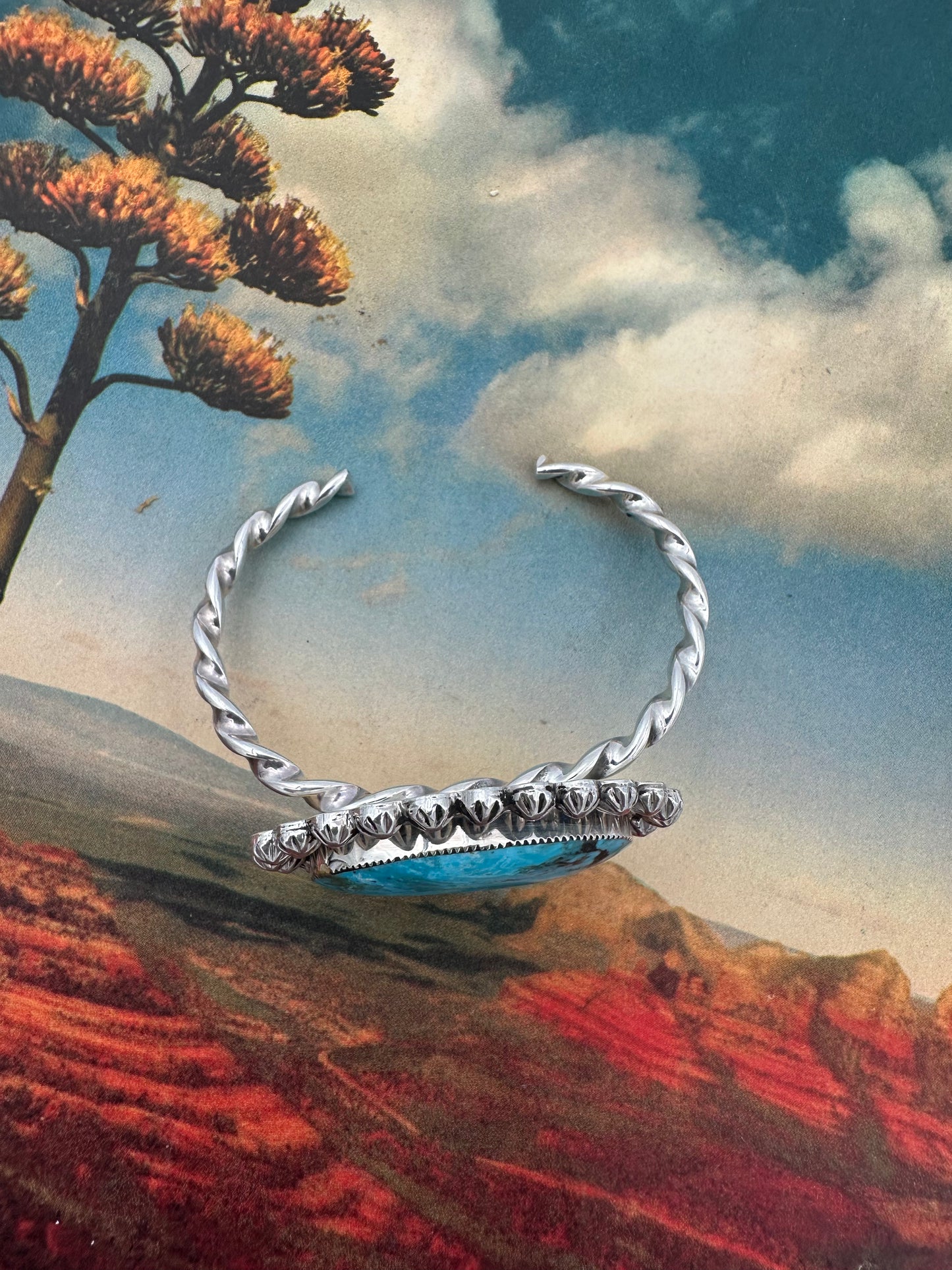 Make Me Blue Cuff Bracelet