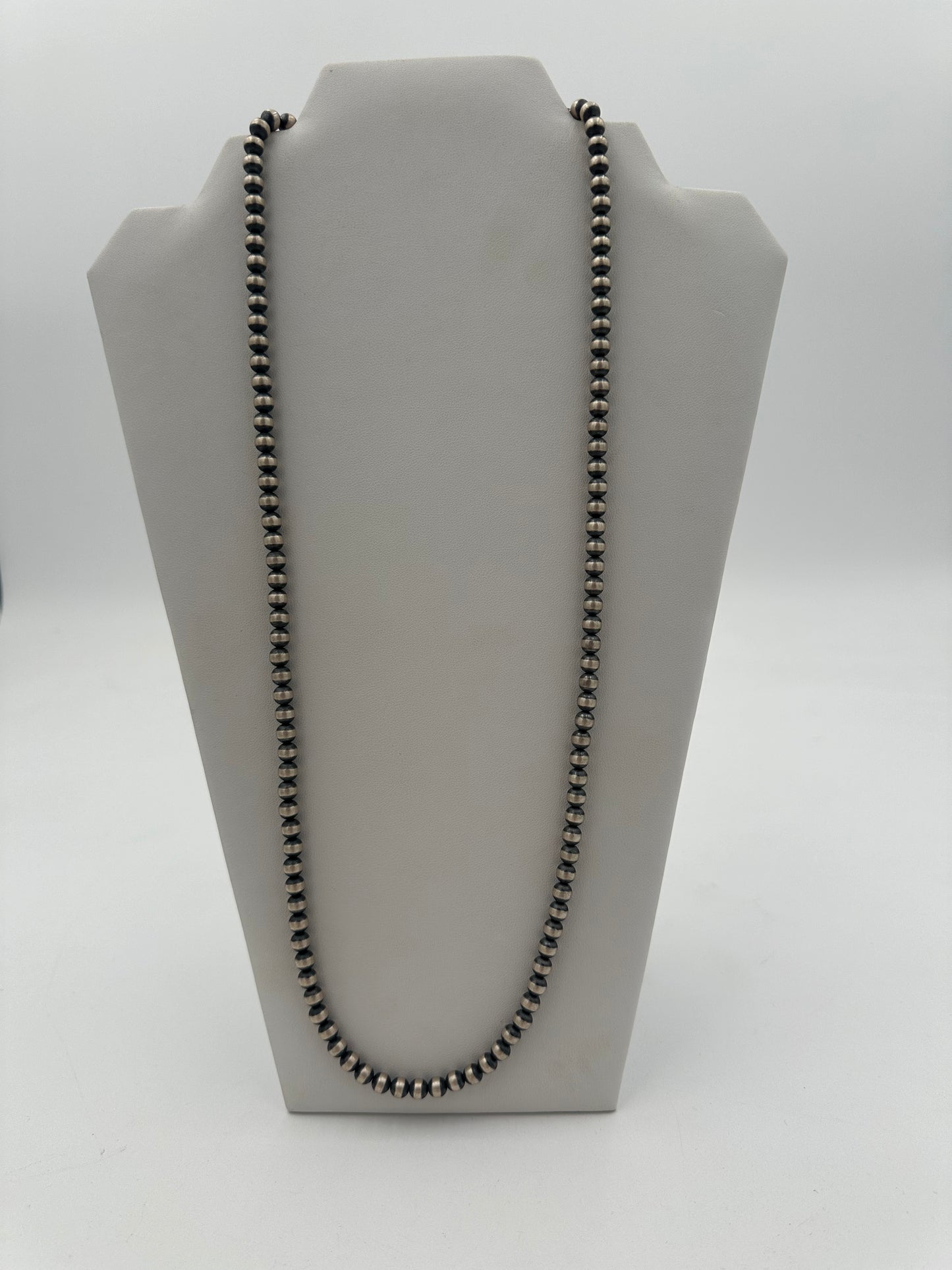 6mm Sterling Pearls 30"