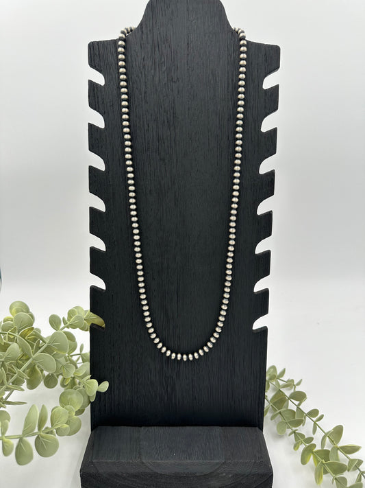6mm Sterling Pearls 30"
