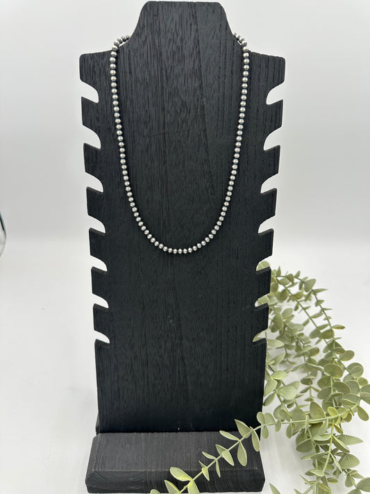 5mm Sterling Pearls 20”