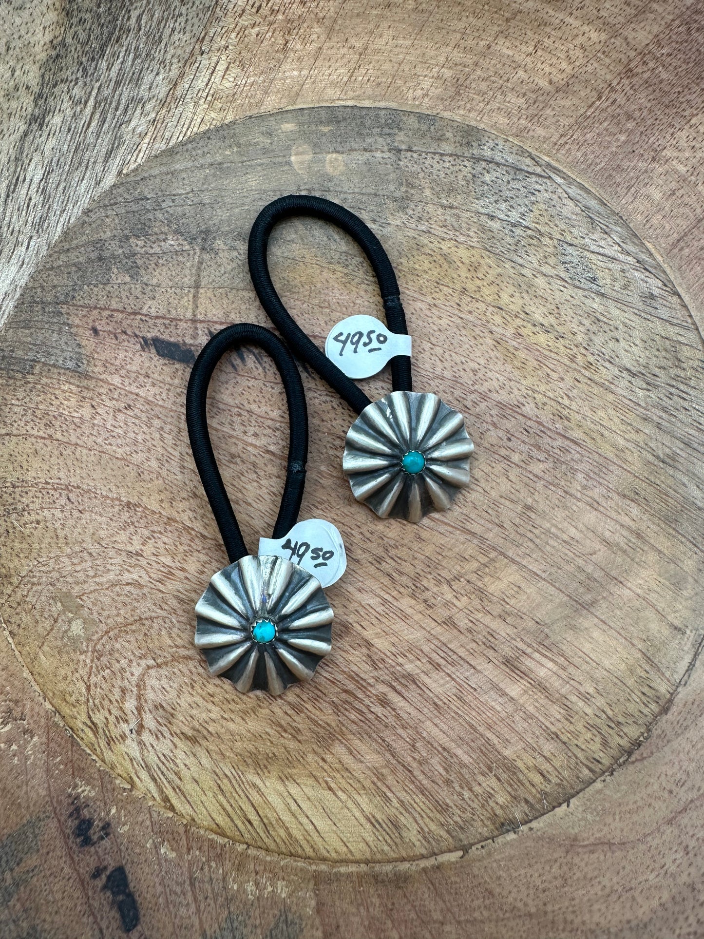 Silver Wings Hair Tie