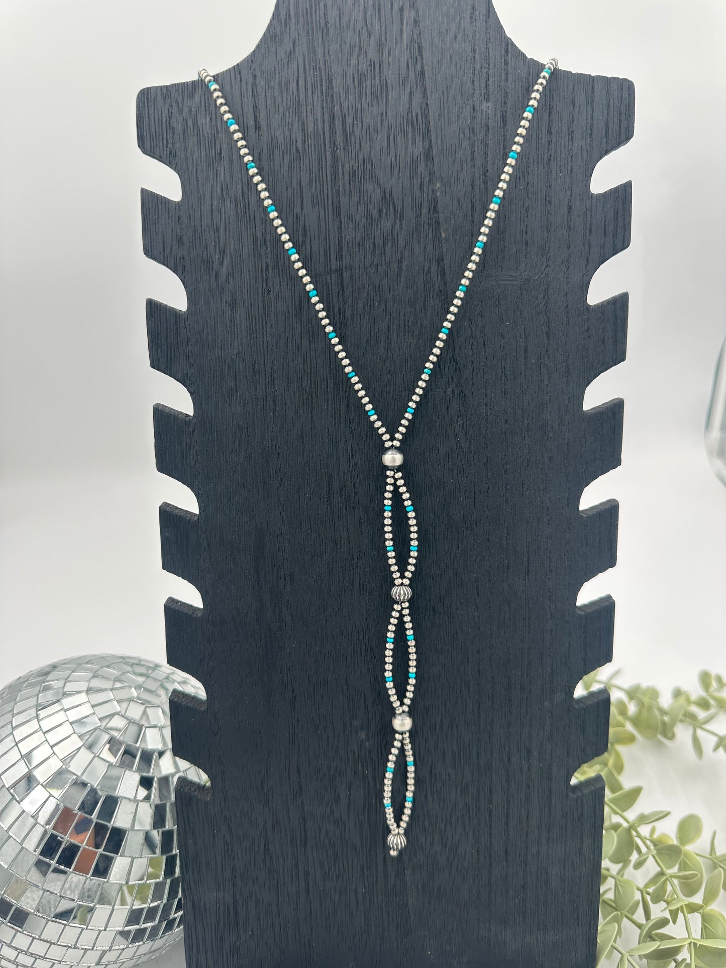 How Lucky Am I Lariat Necklace