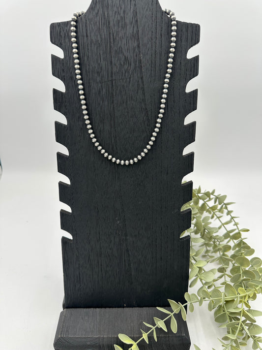 6mm Sterling Pearls 20”