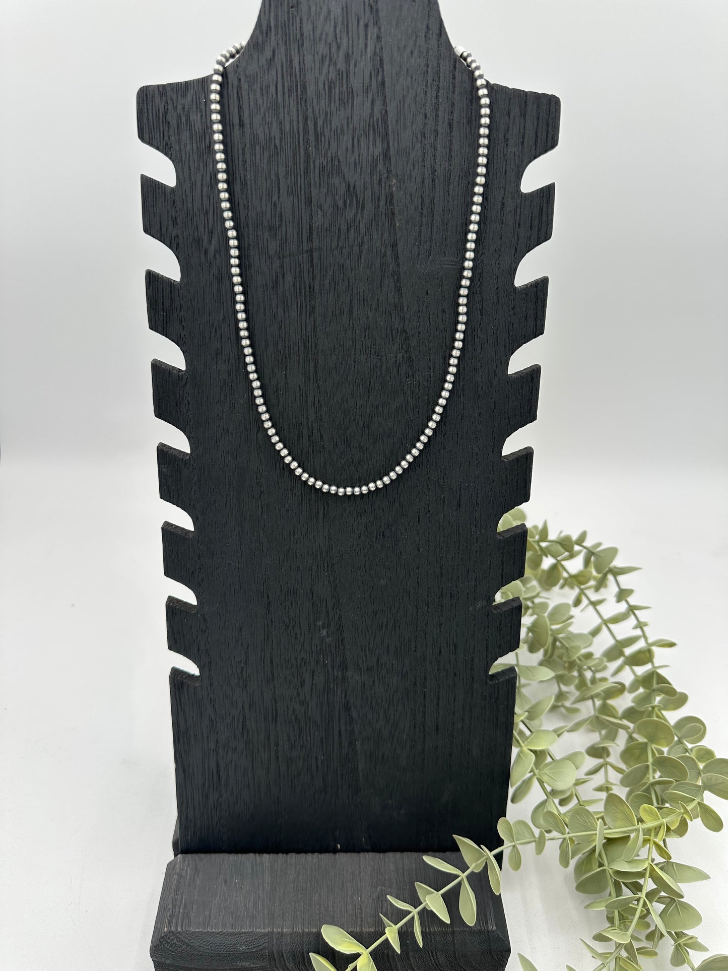 4mm Sterling Pearls 20”