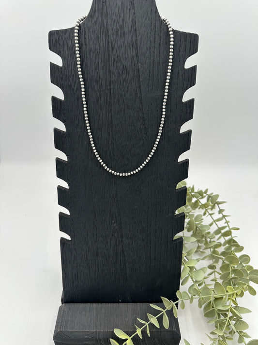 4mm Sterling Pearls 20”