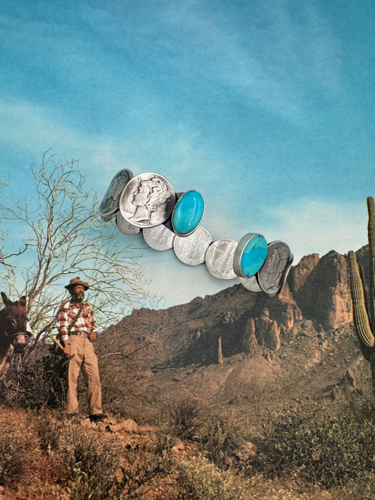 Liberty Dime Line Cuff