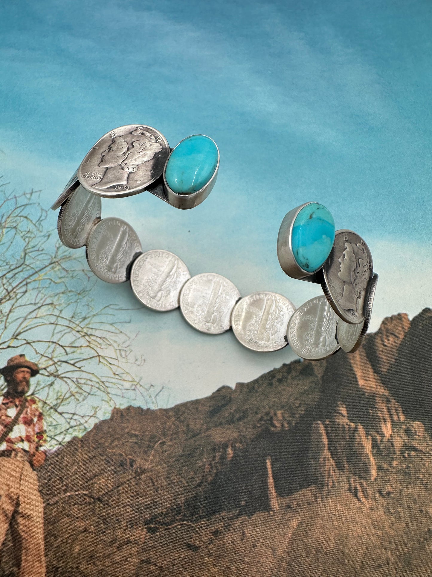 Liberty Dime Line Cuff