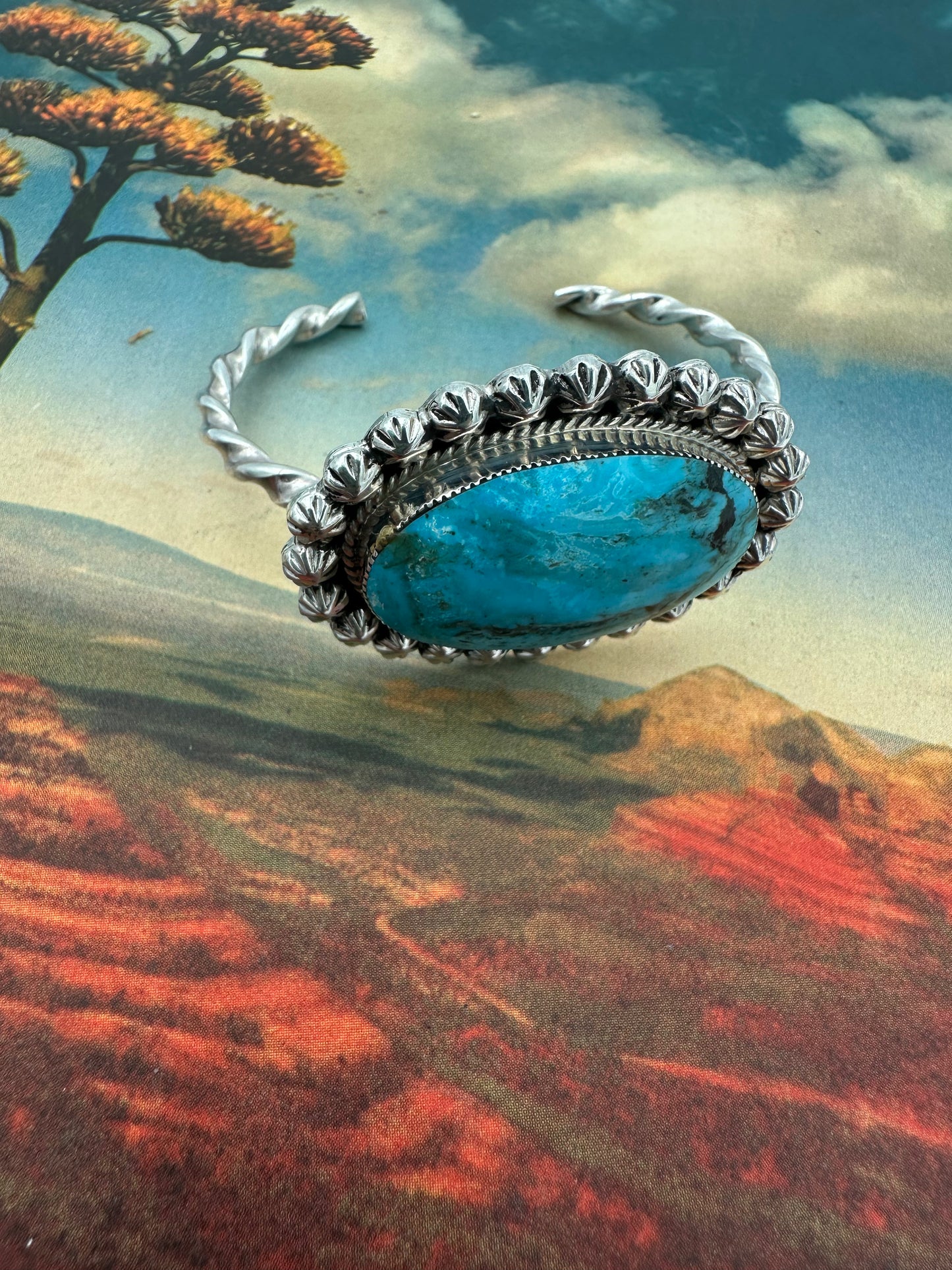 Make Me Blue Cuff Bracelet